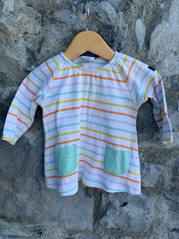 Stripy tunic     2-4m (62cm)