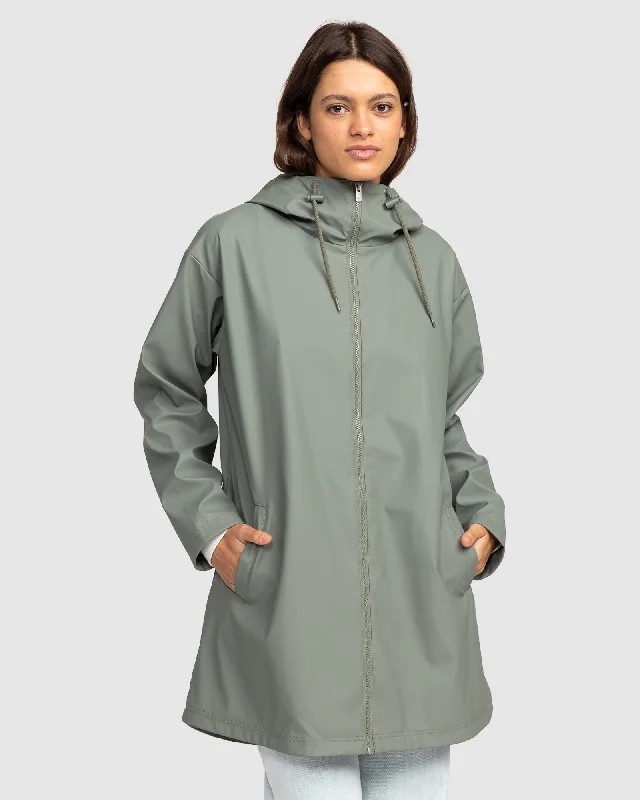 Womens Raining Again Hooded Jacket