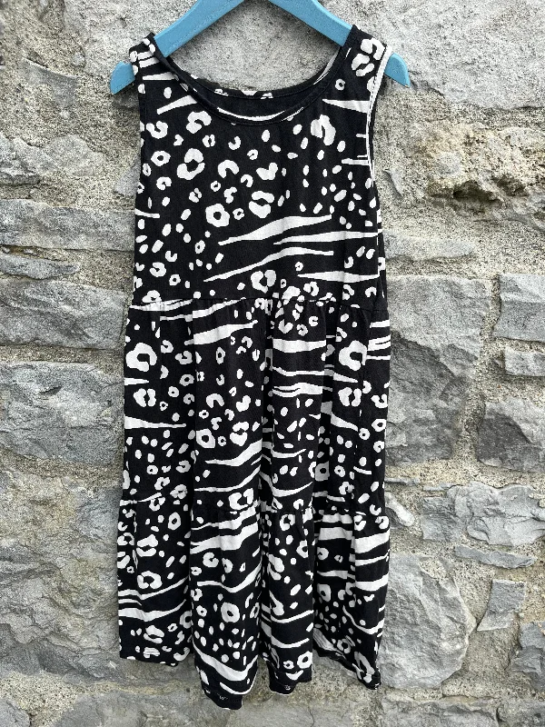 Black&white dress   11-12y (146-152cm)