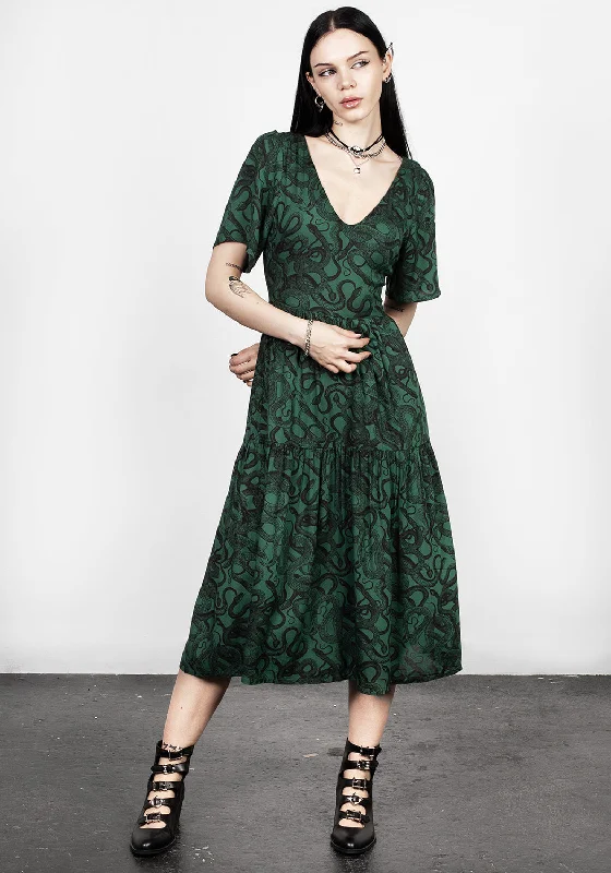 Ophidia Midi Dress