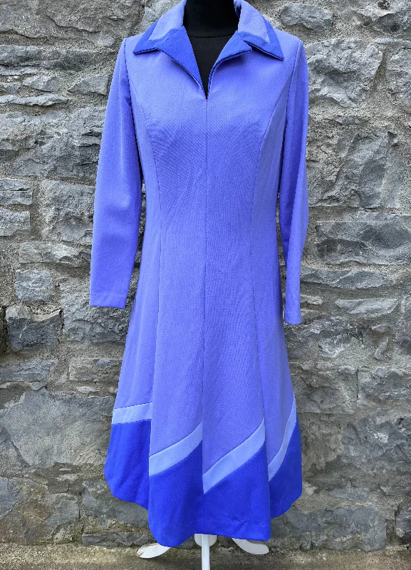 70s purple dress uk 8-10