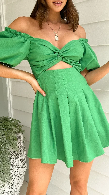 Stelle Mini Dress - Green