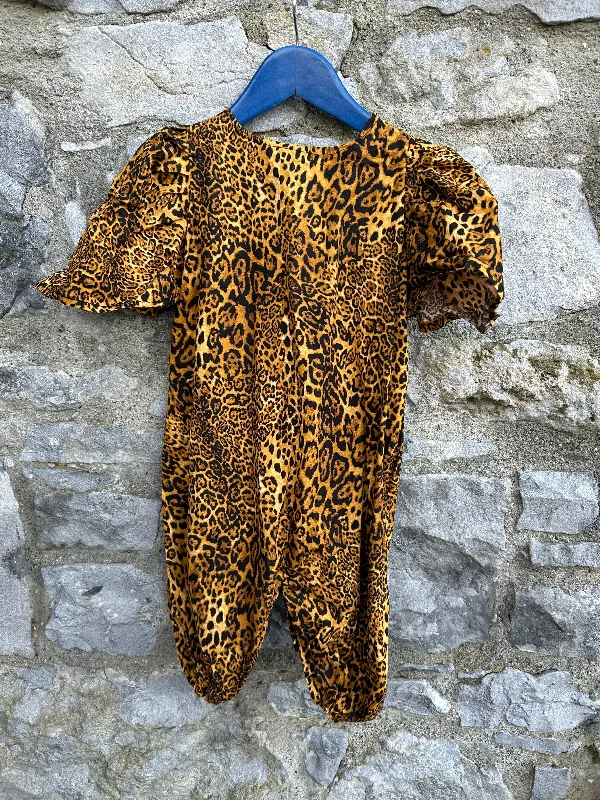 Leopard print onesie   18-24m (86-92cm)