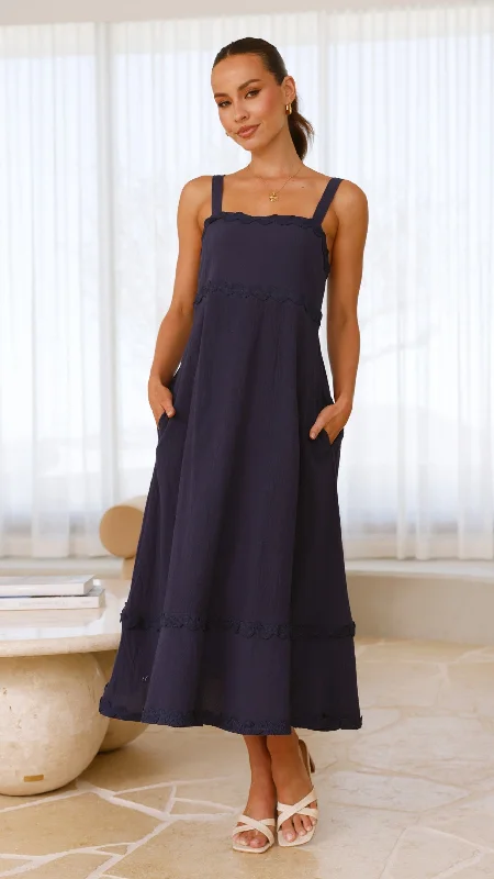 Raelynn Maxi Dress - Navy