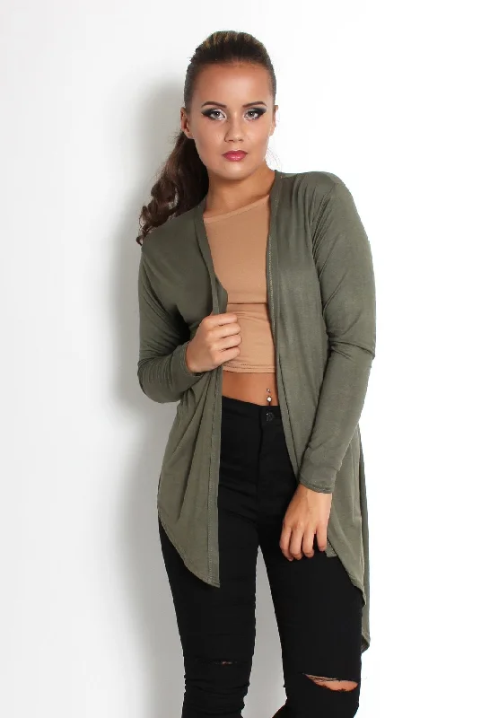 Kimmy Khaki Asymmetric Jacket