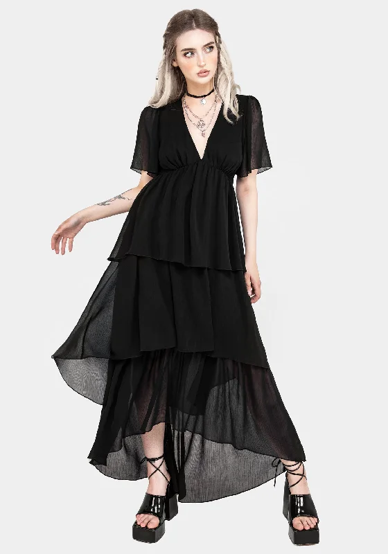 Sasha Tiered High-Low Dress