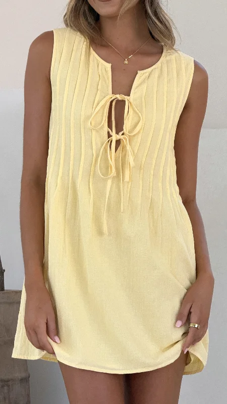 Sahara Mini Dress - Yellow