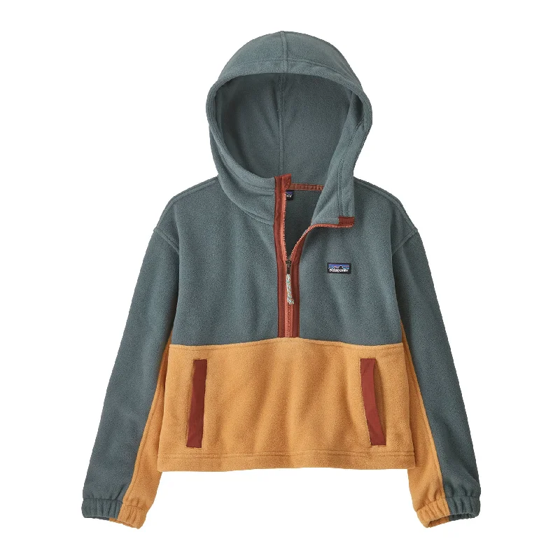 Kids' Microdini Cropped Hoody Pullover