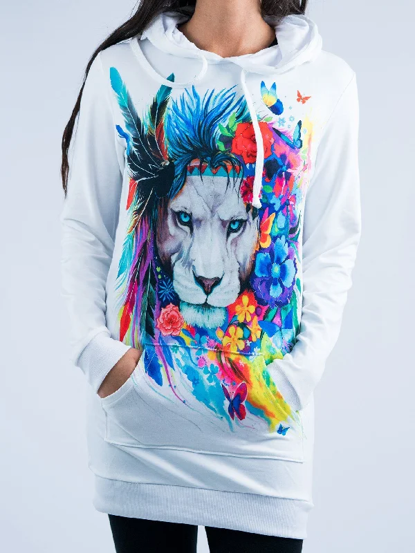 King of Lions Hooded Dress