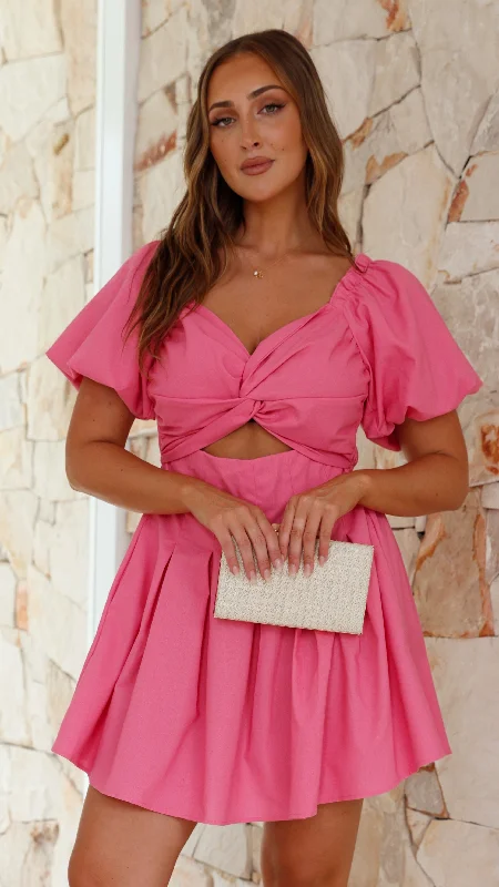 Stelle Mini Dress - Pink