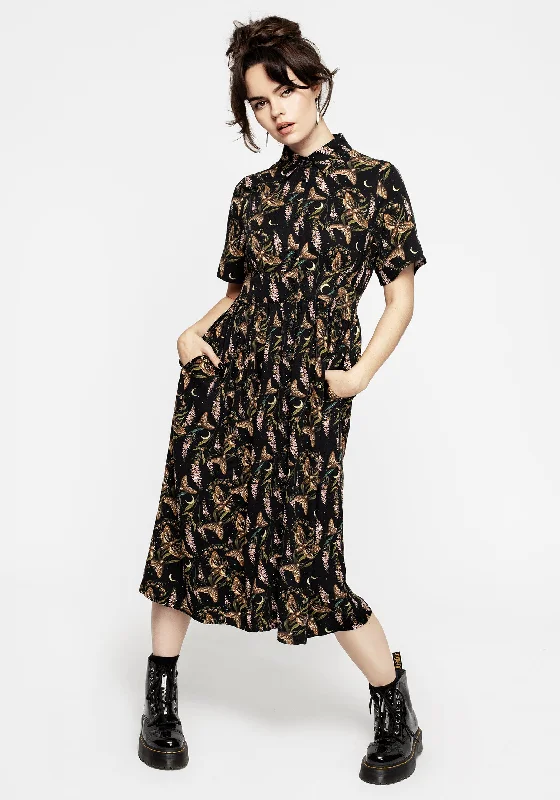 Atropos Midi Shirt Dress