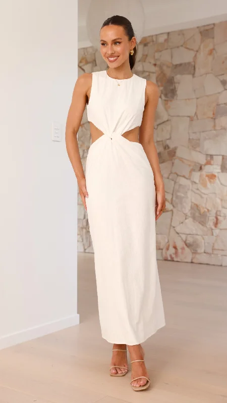 Damiana Maxi Dress - White