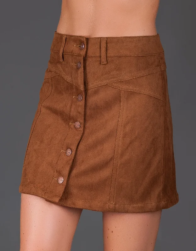 FRANCINE SKIRT SUEDE