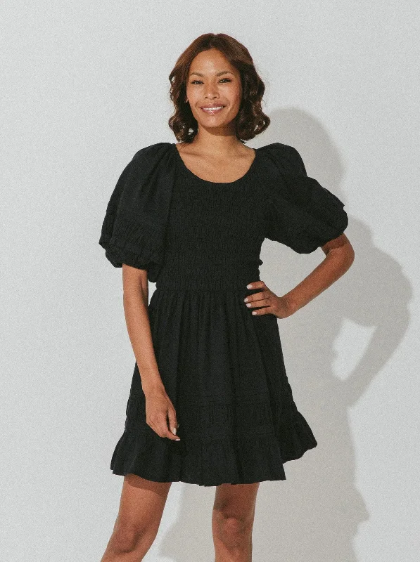 Stasia Mini Dress - Black