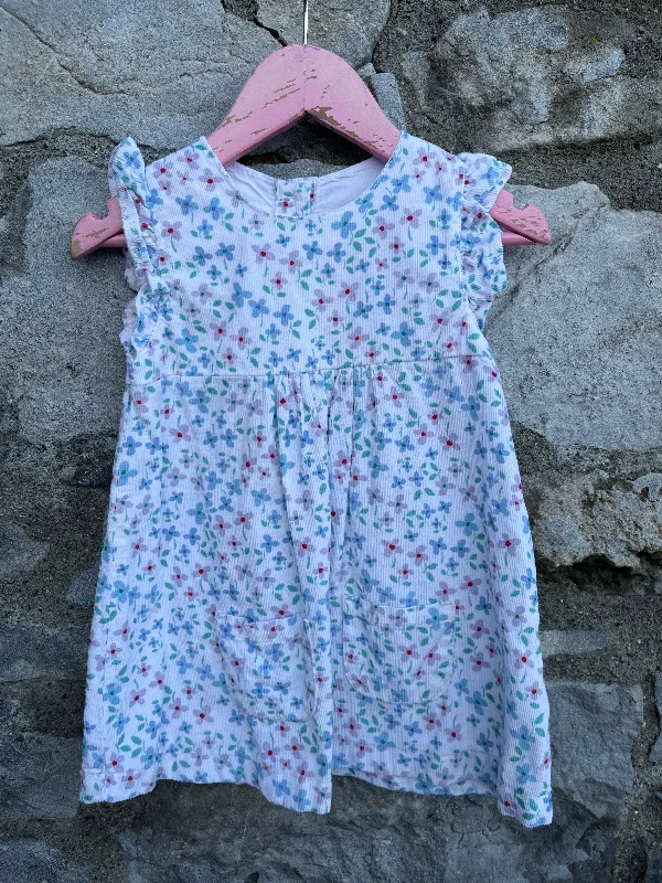 Floral cord pinafore   9-12m (74-80cm)