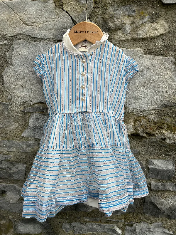 70s stripy dress  2-3y (92-98cm)