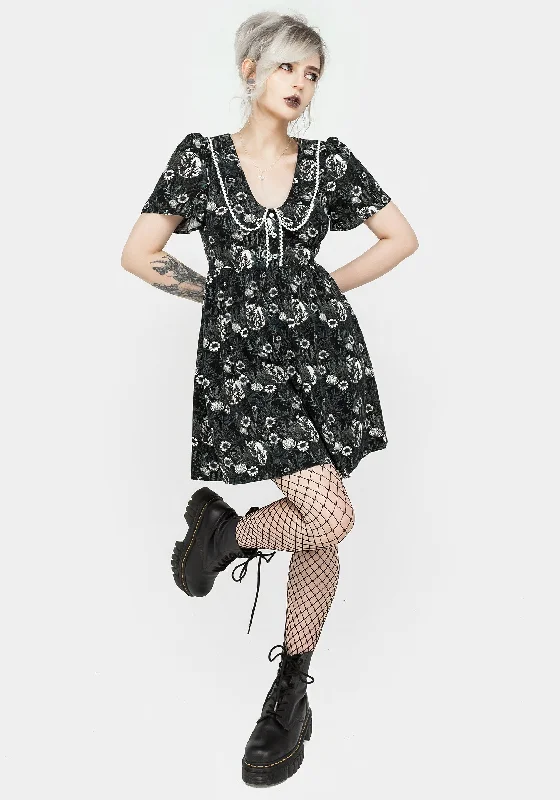 Nightbloom Collared Mini Dress