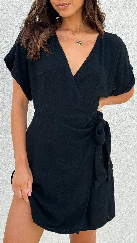 Rae Mini Dress - Black