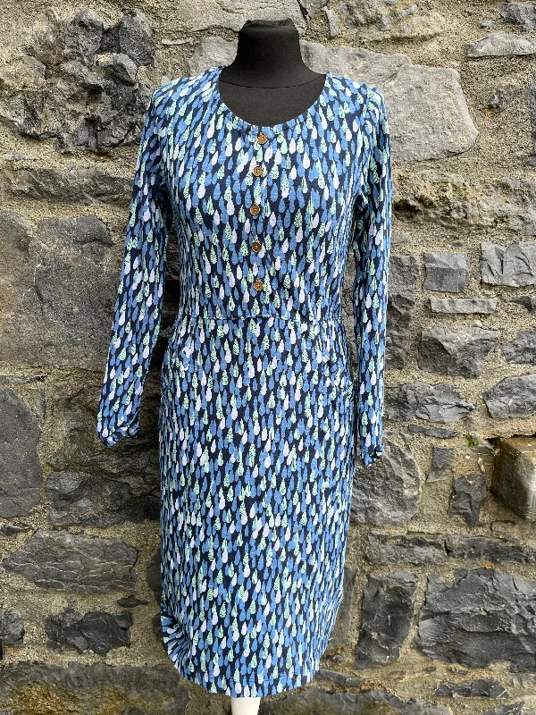 Blue drops dress uk 6-8