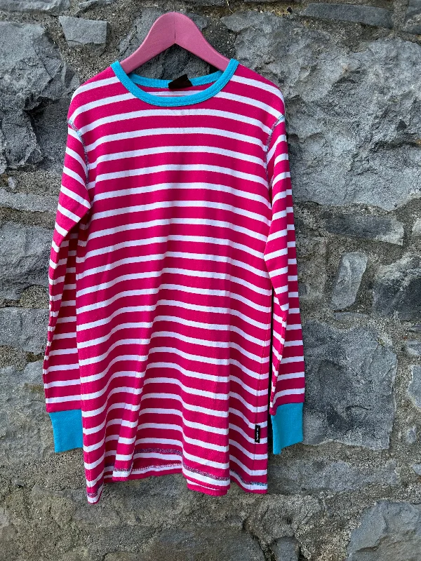 Pink stripy tunic   11-12y (146-152cm)