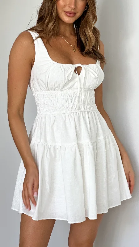 Abrina Mini Dress - White