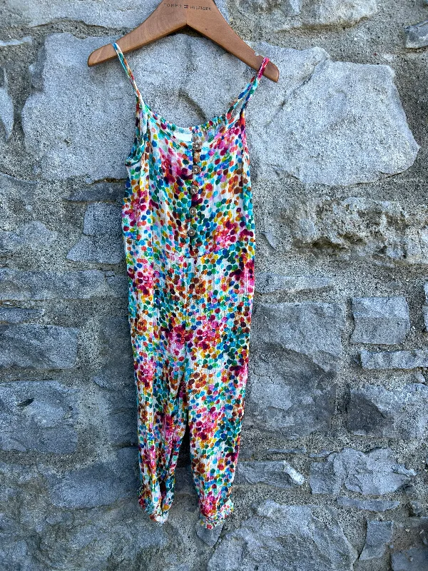 Colourful spotty jumpsuit 12-18m (80-86cm)